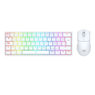 Combo Redragon S143 blanco
