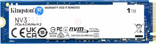 SSD Kingston NV3 1TB NVMe PCIe 4.0
