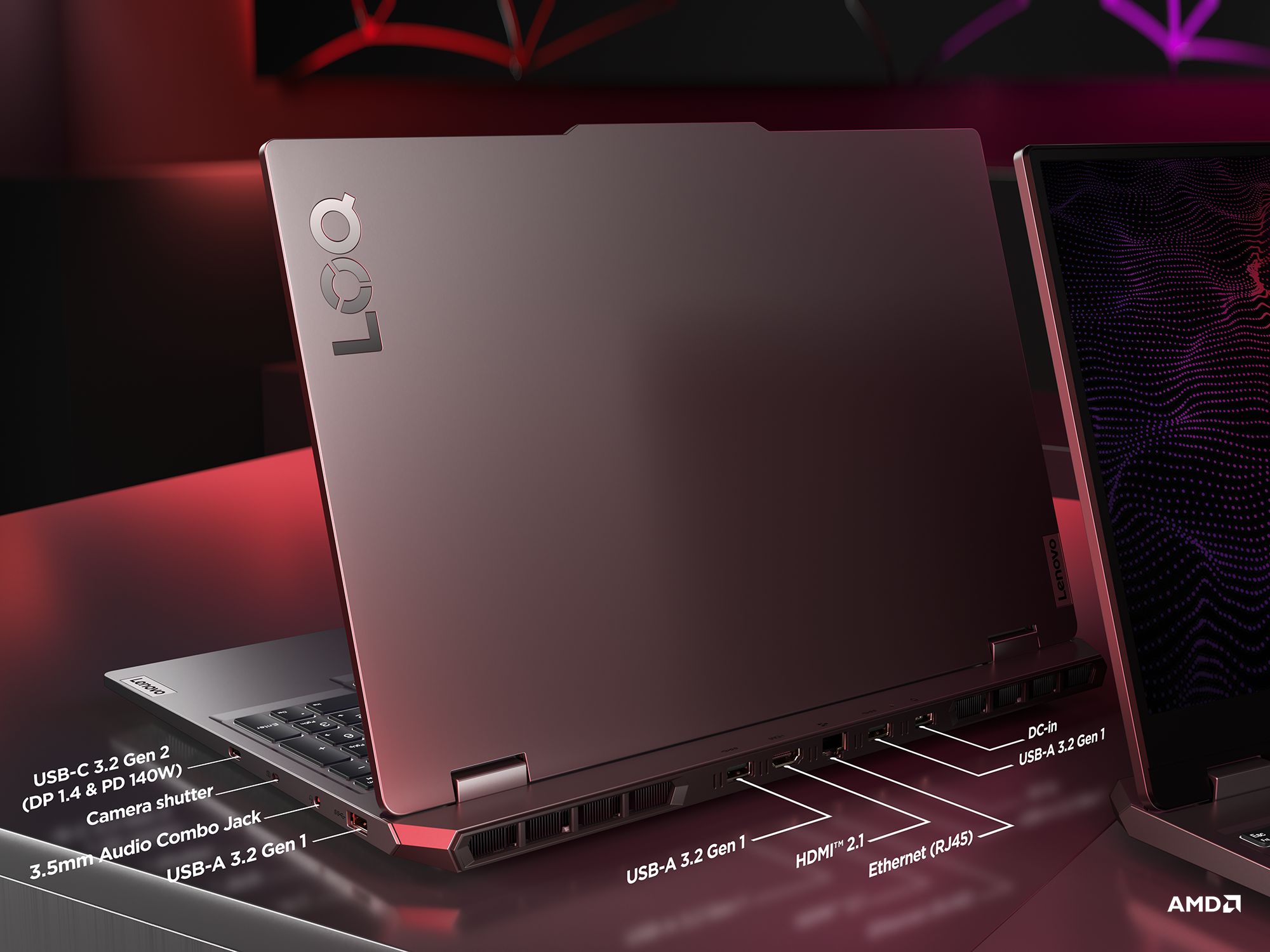 Puertos de Lenovo LOQ 15ARP9